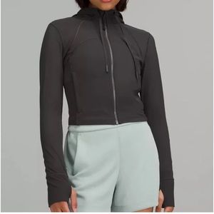 Lululemon Mesh Hooded Define Cropped Jacket